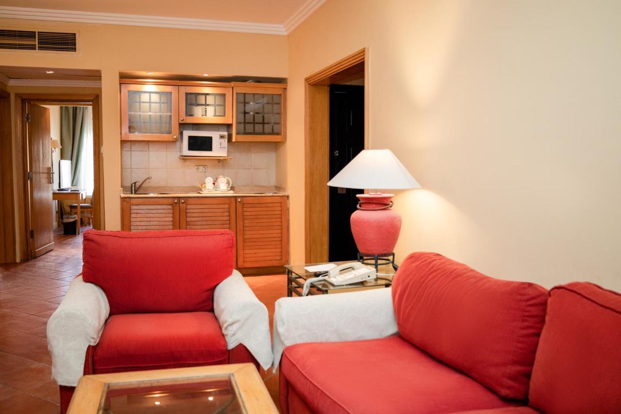 Sharm Dreams Vacation Club - Aqua Park酒店 外观 照片 A living room with a kitchenette